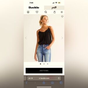 Buckle Lacey black body suit